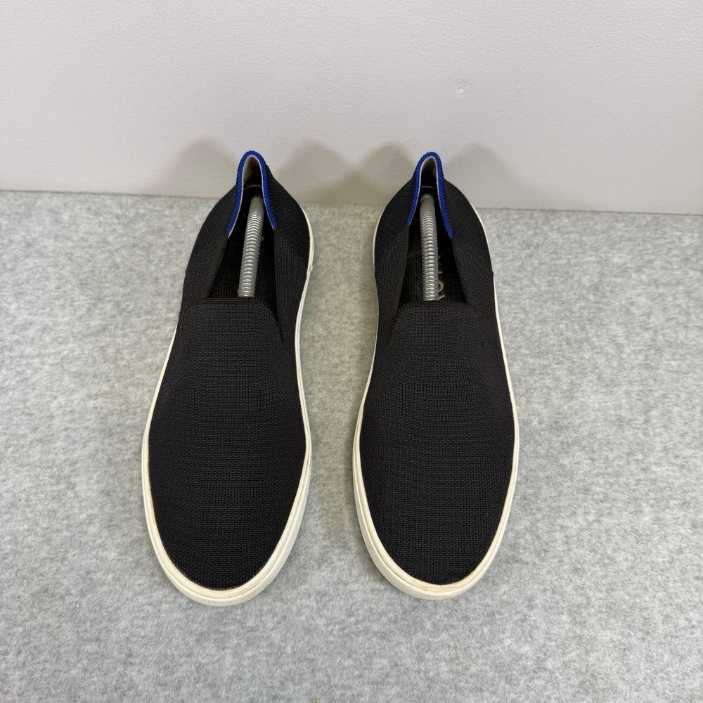 Rothys Womens Shoes Size 7.5 Black Slip On Ballet Flats Comfort Casual Sneakers - Picture 3 of 10